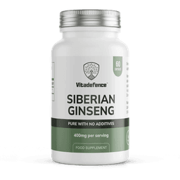 Siberische Ginseng pot achter