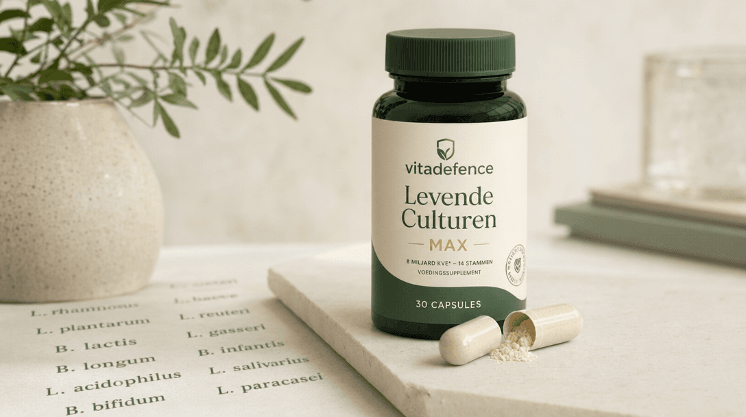 Levende Culturen Max: 8 bacteriestammen voor darmflora uitgelegd