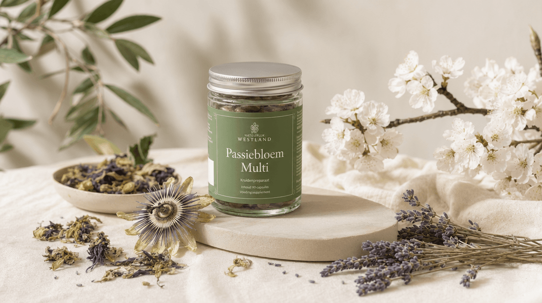 Passiebloem Multi: een combinatie van passiebloem, aminozuren en B-vitaminen