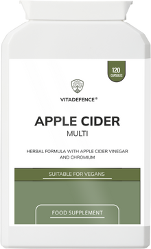 Apple Cider Multi | With Chromium, Turmeric & Botanicals – 120 Vegan Capsules -  Vitadefence® - Vitadefence®
