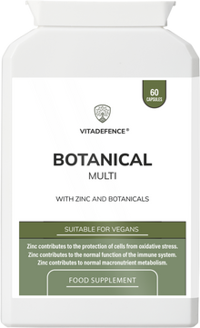 Botanical Multi | With Grapefruit Seed, Zinc & Minerals – 60 Capsules -  Vitadefence® - Vitadefence®
